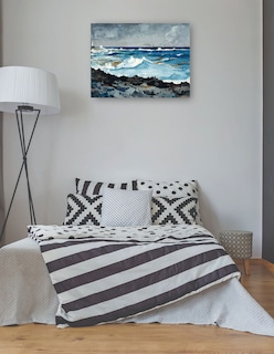 Foto 3 | Foto 3 | Cuadro Decorativo - Costa Y Surf, Nassau (1899)- Winslow Homer - Fotografía - 69x92 - Impresión En Lienzo - Fine Art Tj