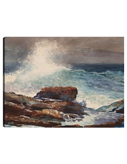 Foto 1 | Foto 1 | Cuadro Decorativo - Marea Entrante, Scarboro, Maine (1883)- Winslow Homer - 46x61 - Impresión En Lienzo - Fatj