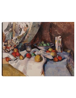 Foto 1 | Foto 1 | Cuadro Decorativo - Naturaleza Muerta Con Manzanas (de 1895 A 1898)- Paul Cézanne - 77x102 - Impresión En Lienzo - Fatj