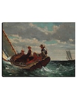 Cuadro Decorativo - Breezing Up (una Venida Favorable) (1873-1876)- Winslow Homer - 69x92 - Impresión En Lienzo - Fatj