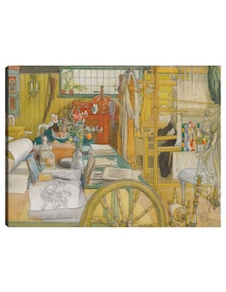 Foto 1 | Foto 1 | Cuadro Decorativo - Verkstaden (el Taller)- Carl Larsson - Fotografía - 28x36 - Impresión En Lienzo - Fine Art Tj