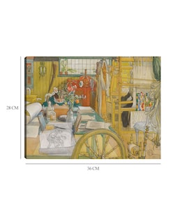 Foto 6 | Foto 6 | Cuadro Decorativo - Verkstaden (el Taller)- Carl Larsson - Fotografía - 28x36 - Impresión En Lienzo - Fine Art Tj