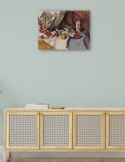 Foto 4 | Foto 4 | Cuadro Decorativo - Naturaleza Muerta Con Manzanas (de 1895 A 1898)- Paul Cézanne - 46x61 - Impresión En Lienzo - Fatj