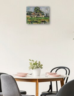 Foto 2 | Foto 2 | Cuadro Decorativo - Orillas Del Marne (hacia 1888)- Paul Cézanne - Fotografía - 77x102 - Impresión En Lienzo - Fine Art Tj