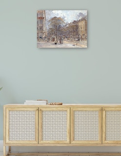 Foto 4 | Foto 4 | Cuadro Decorativo - El Boulevard Des Italiens, Aspecto Matutino - Frédéric Houbron - 46x61 - Impresión En Lienzo - Fatj