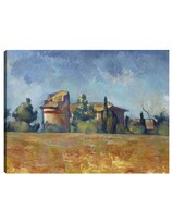 Cuadro Decorativo - El Palomar De Bellevue (1888-1892) I- Paul Cézanne - Fotografía - 46x61 - Impresión En Lienzo - Fine Art Tj