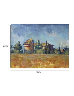 Foto 6 | Foto 6 | Cuadro Decorativo - El Palomar De Bellevue (1888-1892) I- Paul Cézanne - Fotografía - 46x61 - Impresión En Lienzo - Fine Art Tj