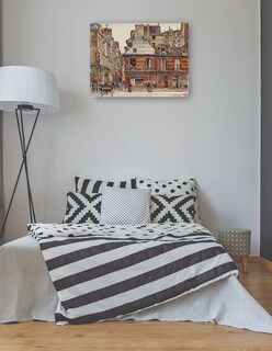 Foto 3 | Foto 3 | Cuadro Decorativo - Calle Sauval, Vista Desde La Calle Saint-honoré- Frédéric Houbron - 69x92 - Impresión En Lienzo - Fatj
