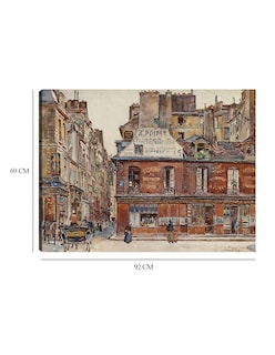 Foto 6 | Foto 6 | Cuadro Decorativo - Calle Sauval, Vista Desde La Calle Saint-honoré- Frédéric Houbron - 69x92 - Impresión En Lienzo - Fatj
