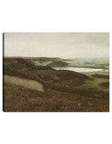 Cuadro Decorativo - Un Paisaje Cerca De Bryrup, Jutlandia (1888)- Laurits Andersen Ring - 107x143 - Impresión En Lienzo - Fatj