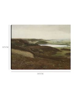 Foto 6 | Foto 6 | Cuadro Decorativo - Un Paisaje Cerca De Bryrup, Jutlandia (1888)- Laurits Andersen Ring - 107x143 - Impresión En Lienzo - Fatj