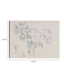 Foto 6 | Foto 6 | Cuadro Decorativo - Vista Del Château Noir (hacia 1887 - 1890)- Paul Cézanne - 69x92 - Impresión En Lienzo - Fatj