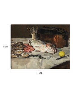 Foto 6 | Foto 6 | Cuadro Decorativo - Pez (naturaleza Muerta) (1864)- Edouard Manet - Fotografía - 46x61 - Impresión En Lienzo - Fine Art Tj