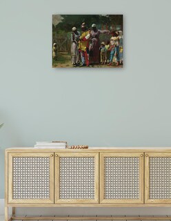 Foto 4 | Foto 4 | Cuadro Decorativo - Vestirse Para El Carnaval (1877)- Winslow Homer - Fotografía - 28x36 - Impresión En Lienzo - Fine Art Tj