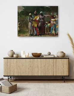 Foto 5 | Foto 5 | Cuadro Decorativo - Vestirse Para El Carnaval (1877)- Winslow Homer - Fotografía - 28x36 - Impresión En Lienzo - Fine Art Tj