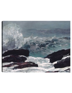 Foto 1 | Foto 1 | Cuadro Decorativo - Costa De Maine (1896)- Winslow Homer - Fotografía - 69x92 - Impresión En Lienzo - Fine Art Tj