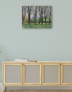 Foto 4 | Foto 4 | Cuadro Decorativo - Castaños En Jas De Bouffan (c. 1885-1886)- Paul Cézanne - 28x36 - Impresión En Lienzo - Fatj