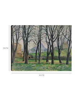 Foto 6 | Foto 6 | Cuadro Decorativo - Castaños En Jas De Bouffan (c. 1885-1886)- Paul Cézanne - 28x36 - Impresión En Lienzo - Fatj