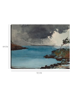 Foto 6 | Foto 6 | Cuadro Decorativo - La Tormenta Que Se Avecina (1901)- Winslow Homer - Fotografía - 69x92 - Impresión En Lienzo - Fine Art Tj