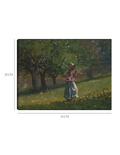 Foto 6 | Foto 6 | Cuadro Decorativo - La Chica Del Rastrillo De Heno (1878)- Winslow Homer - 28x36 - Impresión En Lienzo - Fatj