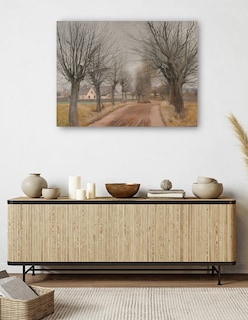 Foto 5 | Foto 5 | Cuadro Decorativo - Un Camino Cerca De Vinderød, Zelanda (1898)- Laurits Andersen Ring - 28x36 - Impresión En Lienzo - Fatj