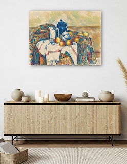 Foto 5 | Foto 5 | Cuadro Decorativo - Naturaleza Muerta Con Olla Azul (alrededor De 1900-1906)- Paul Cézanne - 77x102 - Impresión En Lienzo - Fatj