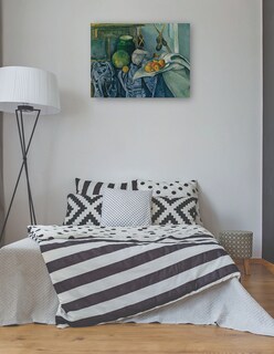 Foto 3 | Foto 3 | Cuadro Decorativo - Naturaleza Muerta Con Tarro De Jengibre Y Berenjenas - Paul Cézanne - 77x102 - Impresión En Lienzo - Fatj