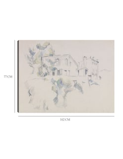 Foto 6 | Foto 6 | Cuadro Decorativo - Vista Del Château Noir (hacia 1887 - 1890)- Paul Cézanne - 77x102 - Impresión En Lienzo - Fatj
