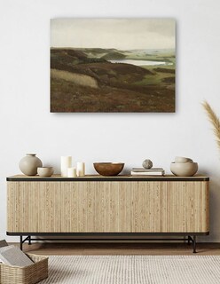 Foto 5 | Foto 5 | Cuadro Decorativo - Un Paisaje Cerca De Bryrup, Jutlandia (1888)- Laurits Andersen Ring - 46x61 - Impresión En Lienzo - Fatj