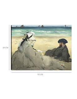 Foto 6 | Foto 6 | Cuadro Decorativo - En La Playa (1873)- Edouard Manet - 69x92 - Impresión En Lienzo - Fine Art Tj