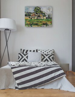 Foto 3 | Foto 3 | Cuadro Decorativo - Orillas Del Marne (hacia 1888)- Paul Cézanne - Fotografía - 69x92 - Impresión En Lienzo - Fine Art Tj
