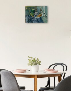 Foto 2 | Foto 2 | Cuadro Decorativo - Naturaleza Muerta Con Tarro De Jengibre Y Berenjenas - Paul Cézanne - 46x61 - Impresión En Lienzo - Fatj