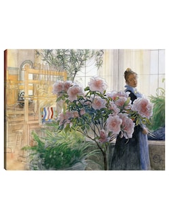Foto 1 | Foto 1 | Cuadro Decorativo - Azalea (1906)- Carl Larsson - Fotografía - 28x36 - Impresión En Lienzo - Fine Art Tj