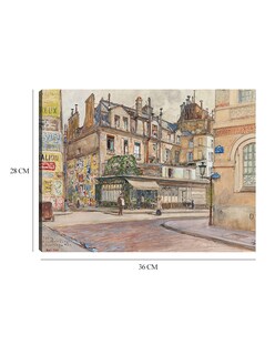 Foto 6 | Foto 6 | Cuadro Decorativo - Esquina De La Rue Mabillon Y La Rue Clément- Frédéric Houbron - 28x36 - Impresión En Lienzo - Fatj