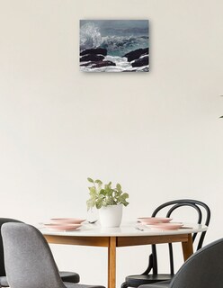 Foto 2 | Foto 2 | Cuadro Decorativo - Costa De Maine (1896)- Winslow Homer - Fotografía - 46x61 - Impresión En Lienzo - Fine Art Tj