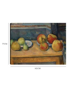 Foto 6 | Foto 6 | Cuadro Decorativo - Naturaleza Muerta Con Manzanas Y Peras (ca. 1891-1892)- Paul Cézanne - 77x102 - Impresión En Lienzo - Fatj