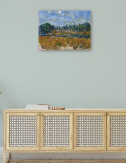 Foto 4 | Foto 4 | Cuadro Decorativo - Orillas De Un Río (1904)- Paul Cézanne - Fotografía - 28x36 - Impresión En Lienzo - Fine Art Tj