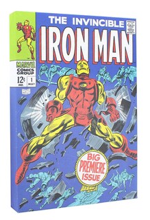 Foto 1 | Foto 1 | Lienzo Decorativo Marvel Comic Cover Invincible Iron Man #1 - Venta Internacional.