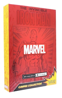 Foto 4 | Foto 4 | Lienzo Decorativo Marvel Comic Cover Invincible Iron Man #1 - Venta Internacional.