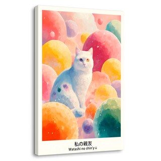 Foto 1 | Foto 1 | Cuadro Decorativo Canvas Gato Burbuja 60x90