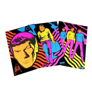 Foto 1 | Foto 1 | Set De Pósters The Coop Star Trek: La Serie Original Black Light - Venta Internacional.