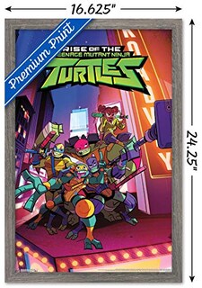Foto 3 | Foto 3 | Venta Internacional-Póster Trends International Rise Of the Teenage Mutant Ninja Turtles