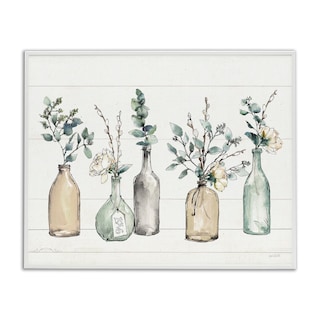 Foto 1 | Foto 1 | Decoración Mural Stupell Industries Con Botellas Y Plantas Granja 28 X 36 Cm - Venta Internacional.