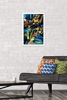 Foto 2 | Foto 2 | Venta Internacional - Póster Enmarcado Trends International Nickelodeon TMNT