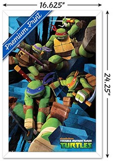 Foto 3 | Foto 3 | Venta Internacional - Póster Enmarcado Trends International Nickelodeon TMNT