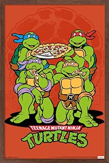 Foto 1 | Foto 1 | Venta Internacional - Póster Enmarcado Trends International Nickelodeon TMNT