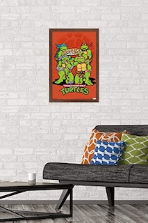 Foto 2 | Foto 2 | Venta Internacional - Póster Enmarcado Trends International Nickelodeon TMNT