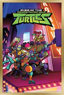 Foto 1 | Foto 1 | Venta Internacional - Póster Enmarcado Trends International Nickelodeon Rise of the Teenage Mutant Ninja Turtles