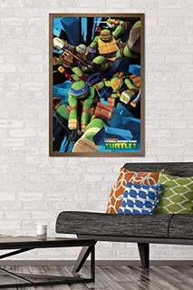 Foto 2 | Foto 2 | Venta Internacional - Póster Enmarcado Trends International Nickelodeon Tortugas Ninja