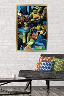 Foto 2 | Foto 2 | Venta Internacional - Póster Enmarcado Trends International Nickelodeon Tortugas Ninja